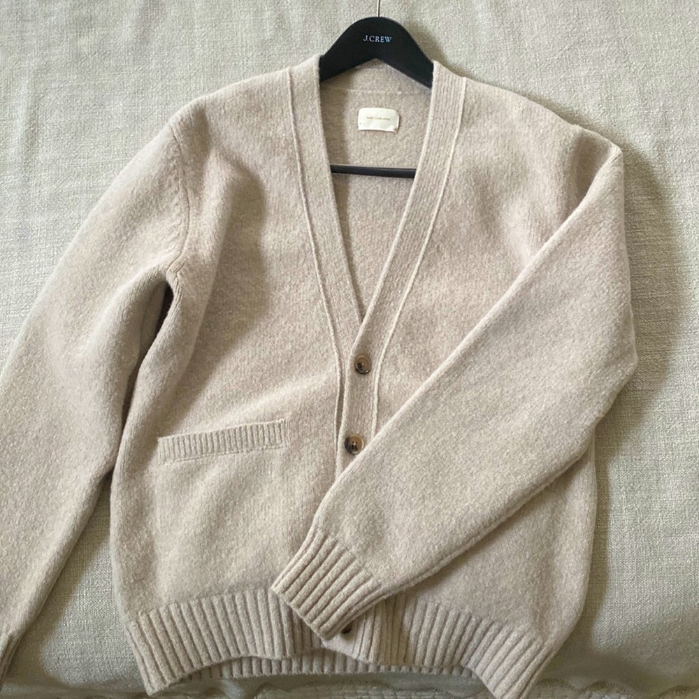 Wool Cardigan Sweater